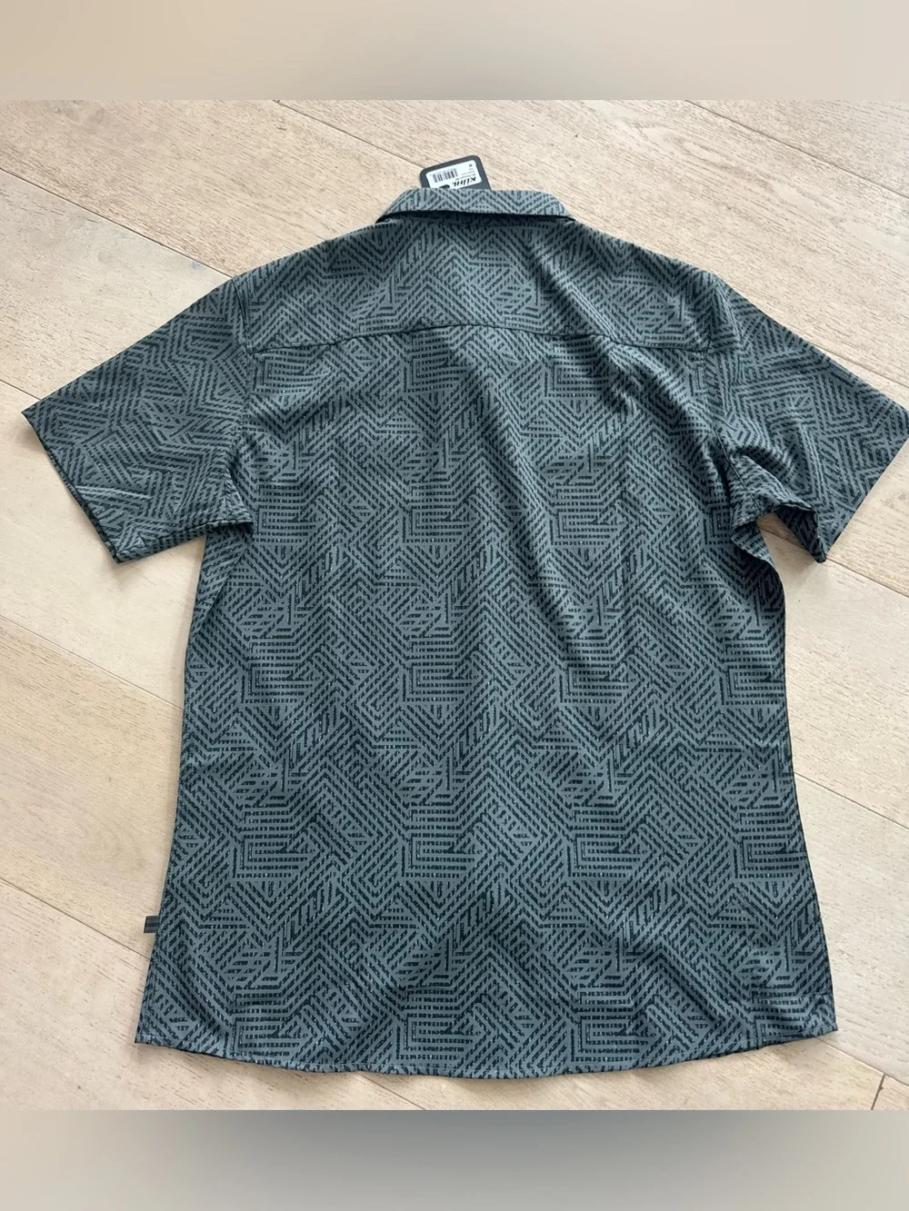 NWT KUHL Persuadr Short Sleeve shirt Green Onyx M - Picture 3 of 6